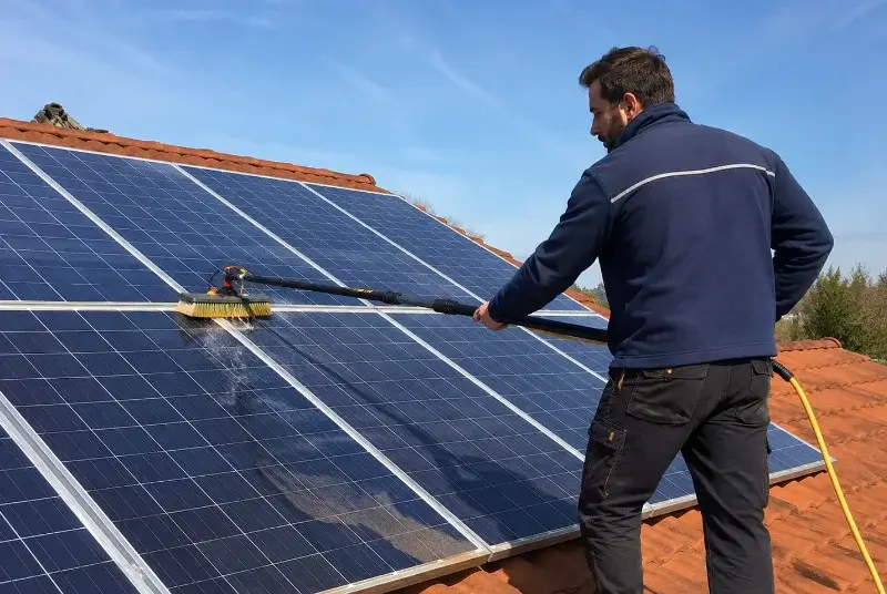 Nettoyage et entretien de panneaux solaires à Roubaix